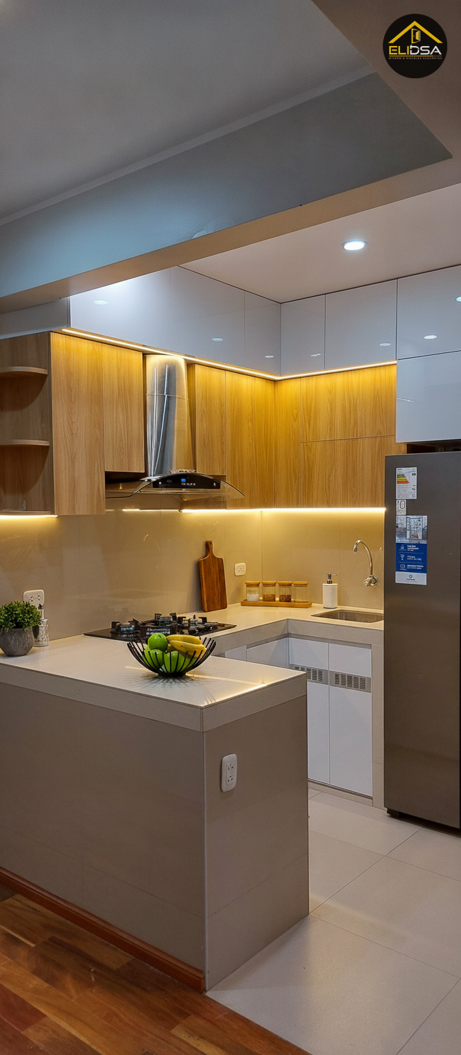 Cocina Integral Praga con Península